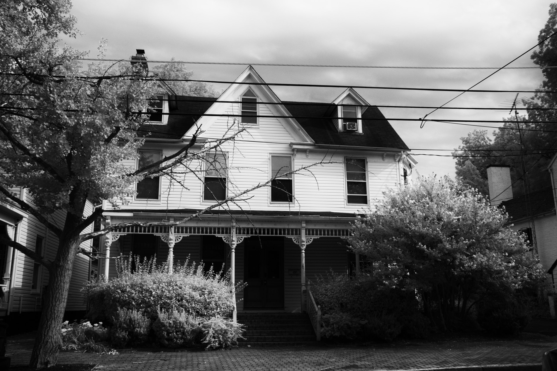 Haunted and Historic Cambridge Maryland Infrared Photography
